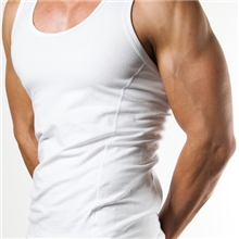 批发时尚线路休闲男式背心SEOBEAN希宾正品白色运动男士背心批发