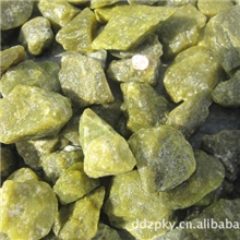 供应彩色水磨石子理石米丹东绿一级品15-20