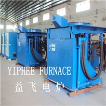 供应钢壳液压中频电炉，熔炼炉广东益飞中频炉