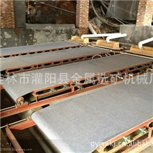 供应尾矿钨矿选矿设备、钨矿尾矿回收设备选矿毛毯机、布沟机