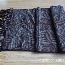 供应木浆纤维时尚男式色织拉绒围巾德清厂家直销外贸围巾ST1112