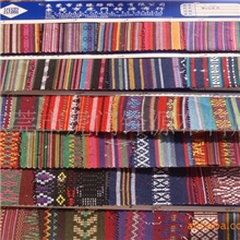 全棉民族条服装面料，全棉民族风格布料，F721