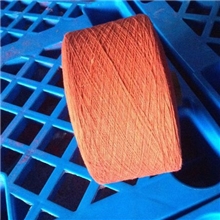 棉纺厂长期专业生产再生橘色9支棉纺