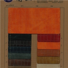 供应温州PU鞋材1.0厚鳄鱼背脊油皮纹鞋材箱包手袋革