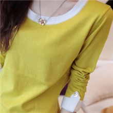 2013秋装新款韩版百搭低领打底毛衣针织衫打底衫长袖毛衣女