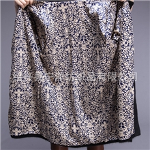 绍兴批发高密色丁爆款复古花印花里料