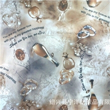 绍兴供应最新爆版花型290涤塔夫化纤印花里布棉服羽绒服里料