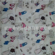 绍兴批发供应290涤塔夫印花里料/卡通里布/涤丝纺里料