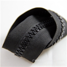 5#黑色码装树脂拉链5号服装树脂塑胶拉链多色供应