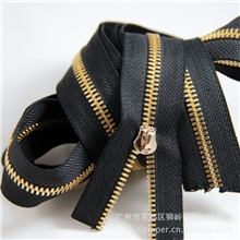 5#黄金玉米牙双拉码装金属拉链畅销义乌/东莞/温州/全球等地