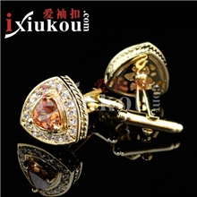 【金牌供货商】ixiukou水晶袖扣袖钉男法式纽扣cufflinks/910003