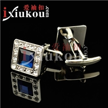 【爆款】ixiukou镶钻水晶袖扣袖钉男士法式纽扣cufflinks/155709