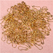 厂家直销高档服装辅料、葫芦形别针安全别针金属别针