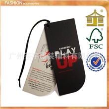 高档吊牌定做新款黑卡UV吊牌商标hangtag