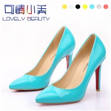 2013时尚热卖尹恩惠同款超高跟尖头细跟女式单鞋品牌潮流女鞋批发