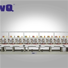 电脑多头四合一绣花机（毛巾绣、晶片绣、盘带绣、平绣）绣花机