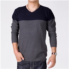 批发2013秋冬新款男装线衫韩版男士毛衣男V领针织衫男12022