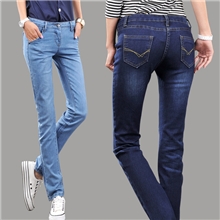 2013秋冬新款显瘦女式牛仔裤女装批发修身铅笔小脚裤韩版长裤潮