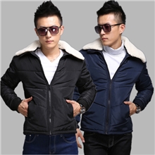2013秋冬新款加厚男式棉衣外套男装批发可拆卸翻领外套潮男棉服