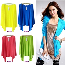 [淘宝热卖]秋装欧美风莫代尔小外套开衫披肩防晒衫女装批发