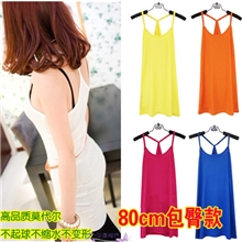 春夏装莫代尔Y字长款吊带背心打底衫修身款打底裙女装