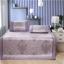 凉席/席子藤席高档冰丝席三件套可折叠空调夏凉席1.51.8批发