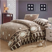 明庭供货四件套床上用品法兰绒珊瑚绒舒棉绒可定制厂家直销批发