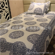 【一件代发】全棉绗缝被三件套水洗被空调被床盖厂家直销