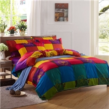 床上用品四件套活性天丝芦荟棉套件不褪色不缩水