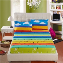 家纺特价批发床上用品床笠床罩磨毛床单印花席梦思床垫套