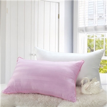 全棉锻条单人枕枕芯纤维高弹枕枕头