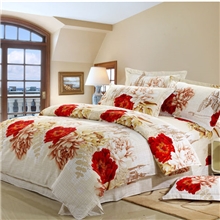 全棉磨毛印花四件套家纺床上用品加厚款四件套厂家直销批发
