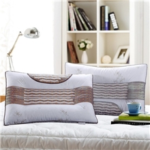 厂家货源批发治疗脖子痛立体边保健枕头全棉负离子枕芯一件代发