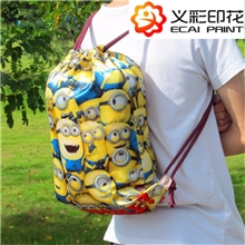 日本动漫周边抽绳袋进击巨人动漫束口袋牛津布袋