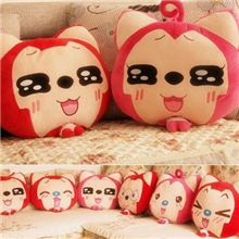 厂家批发阿狸暖手捂手暖阿狸抱枕阿狸表情抱枕靠垫暖手抱枕
