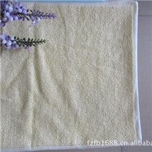 黄色蚕丝毛巾外贸纯丝毛巾纯色毛巾真丝小方巾20*20cm