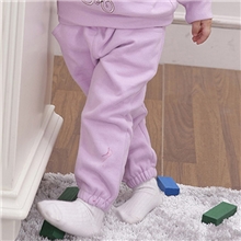 专业生产广东童装厂家2-4岁儿童棉质纯色加厚冬装长裤儿童裤子