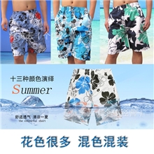 爆款厂家直销夏季外贸男装大码沙滩裤五分休闲裤男士短裤义乌批发