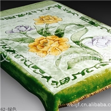 供应腈纶毛毯双面腈纶毛毯双面剪花腈纶毛毯