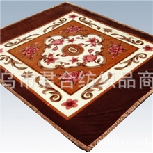 义乌外贸拉舍尔毛毯库存拉舍尔毛毯单层压花拉舍尔毛毯