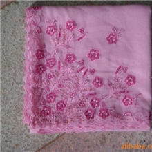 供应围巾，头巾，巴里纱坯布，巴厘纱印花方巾，染色，绣花围巾