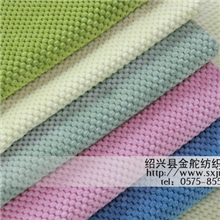 供应大菠萝格灯芯绒，玩具面料，米黄色有现货