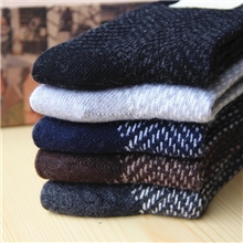 义乌袜子厂家批发秋冬经典商务绅士加厚保暖男士羊毛袜子男袜