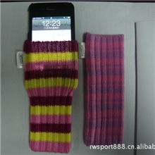 供应IPHONE4、4S、5，配套规格针织手机套、手机袋