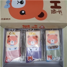 千恒品牌无骨缝合儿童袜批发小孩秋冬爆款条纹全棉儿童袜子