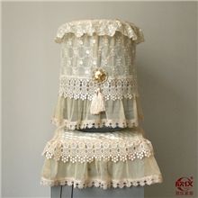 欣仪高档进口花边饮水机罩（2件套）东方明珠