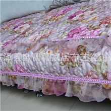 批发欧式纱裙边沙发垫沙发巾坐垫多色