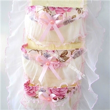 家居布艺批发供应紫玫瑰系列三袋收纳袋