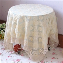 方块玫瑰系列台布桌布多用巾餐桌布家居布艺产品家居布艺