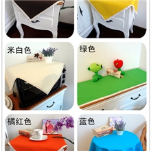 欧恋纯色桌布/微波炉床头柜冰箱家居盖布
